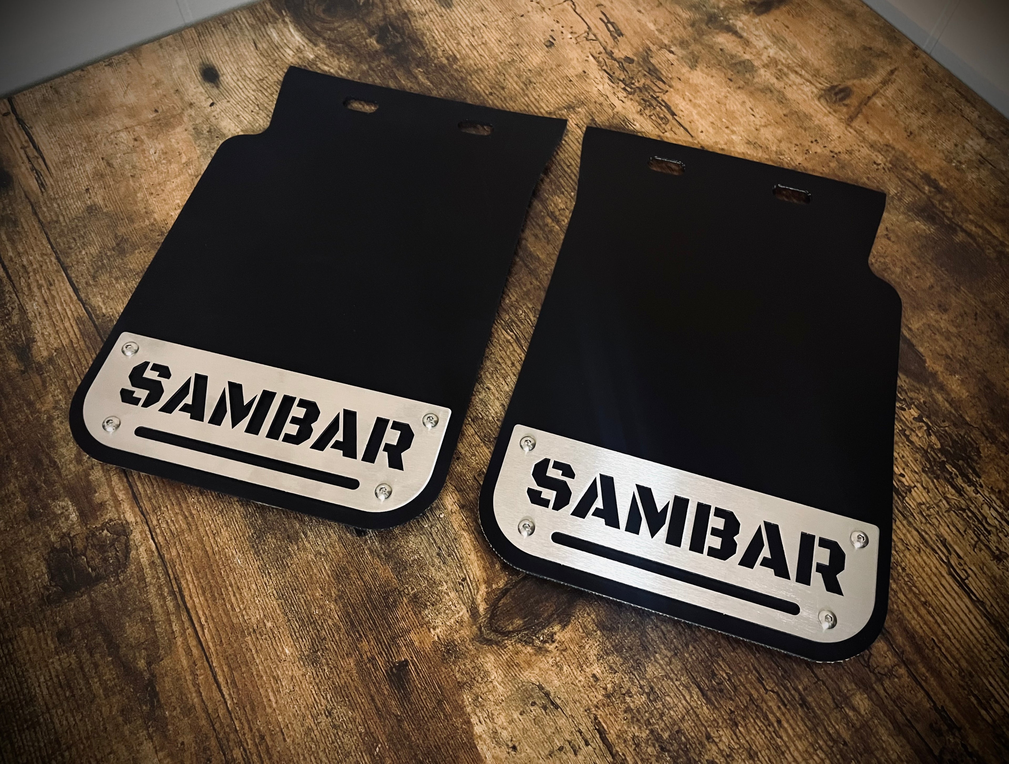 SAMBAR - English - 2 Count Rear Mudflaps KS4/KS3 Truck